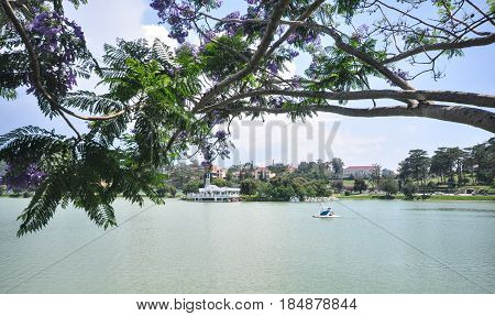 Xuan Huong Lake In Dalat, Vietnam