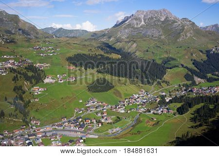 Lech valley in the summer