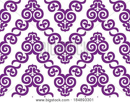 seamless ornament based on traditional ornaments of the people of Ulchi from the Russian far East
