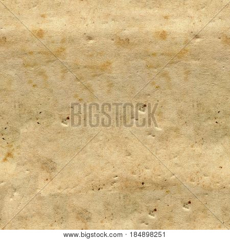 Seamless old brown paper. Vintage paper background