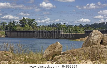 Tinaroo Dam popular tourist destination and recreational facility for the Atherton Tablelands Queensland Australia