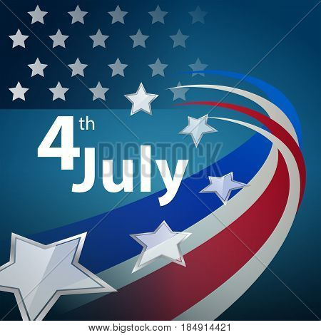 The graphic depicts the 4th of July as Independence Day.