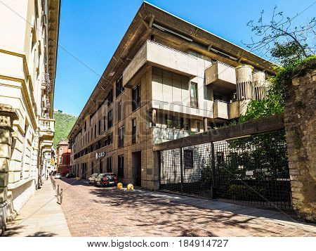 Brutalist Architecture In Via 5 Giornate In Como (hdr)