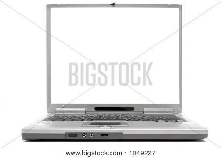 Laptop med tomme rum