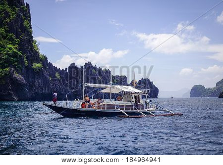 Landscape Of Tropical Sea At Sunny Day