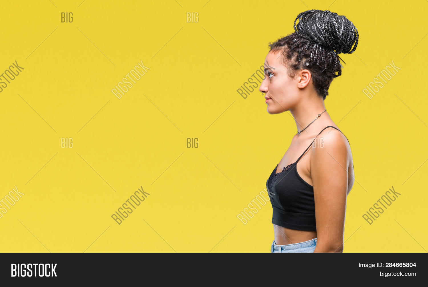 Young Braided Hair Image Photo Free Trial Bigstock
