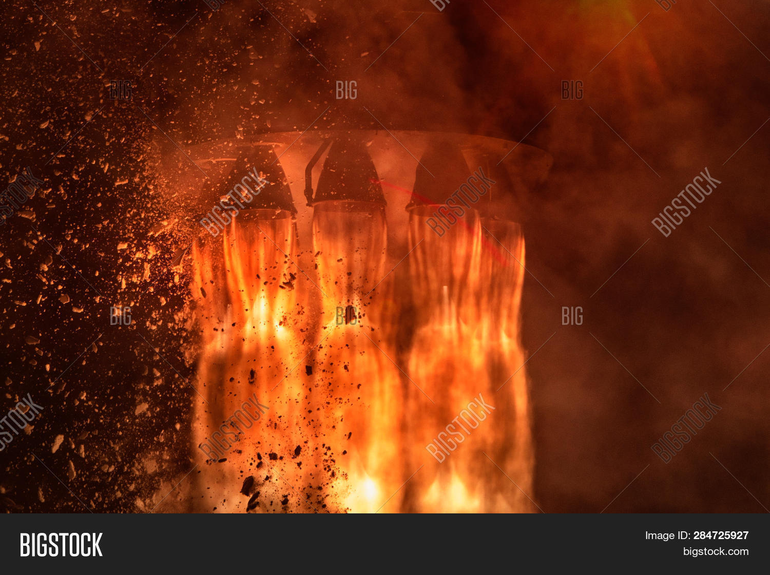 Rocket Engines Fire Image & Photo (Free Trial) Bigstock