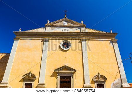 Giacomo And Quirico Saints Church In Rio Nell'elba, Italy