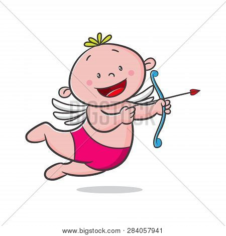 Doodle Set Cupid Cartoon