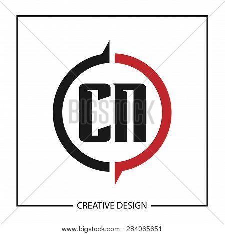 Initial Letter Cn Logo Template Vector Design