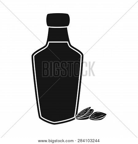 Vector Illustration Of Pistachio And Nut Sign. Collection Of Pistachio And Vitamin Stock Vector Illu