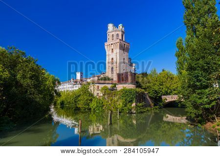 Galileo Astronomical Observatory La Specola Tower in Padova Italy - architecture background
