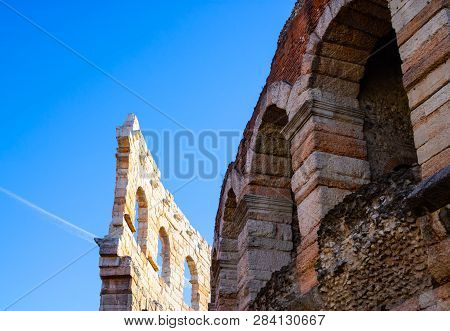 Arena Of Verona On A Sunny Day