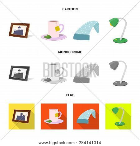Vector Design Of Dreams And Night Symbol. Collection Of Dreams And Bedroom Vector Icon For Stock.