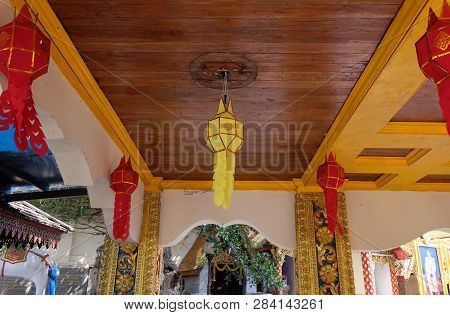 29 January 2019 : Colorful Paper Lantern Or Yee Peng Lantern, Traditional Lantern Of Northern Thaila