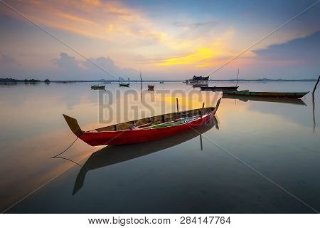 Panorama Sunset Of  Batam Bintan Wonderful Indonesia