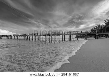 Blackwhite Photo Panorma Of Batam Bintan Wonderful Indonesia