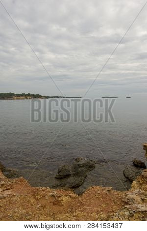 The Sea Of Ibiza A Very Cloudy Day