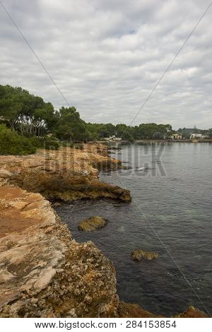 The Sea Of Ibiza A Very Cloudy Day
