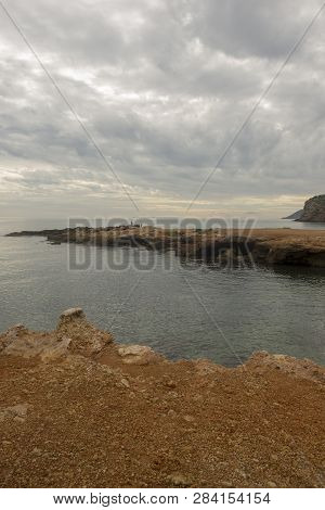 The Sea Of Ibiza A Very Cloudy Day