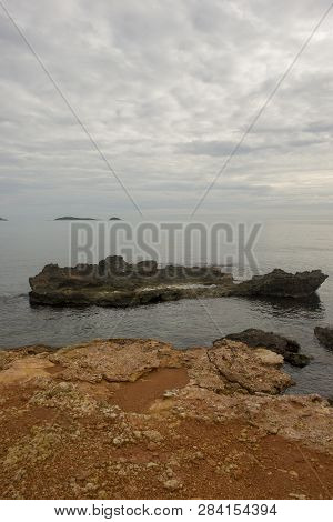 The Sea Of Ibiza A Very Cloudy Day