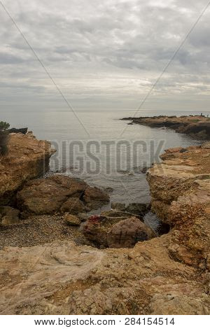 The Sea Of Ibiza A Very Cloudy Day