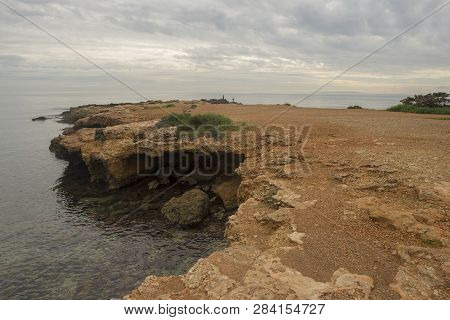 The Sea Of Ibiza A Very Cloudy Day