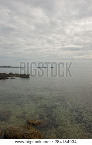 The Sea Of Ibiza A Very Cloudy Day