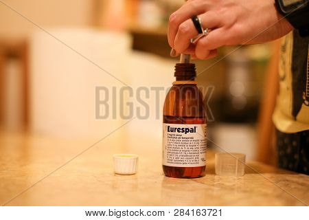 Details With A Bottle Of Eurespal (pneumorel)