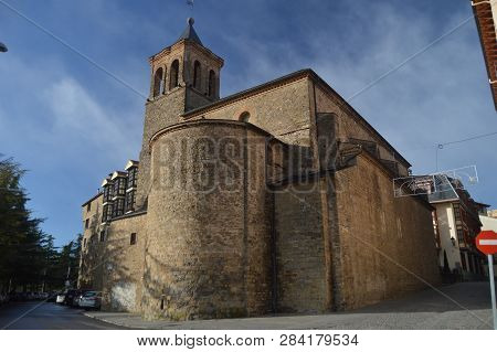 Monastery Of The Benedictines In Jaca. Travel, Landscapes, Nature, Architecture. December 27, 2014. 
