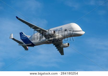 Airbus Beluga Xl Supertransporter Over Hawarden Airport