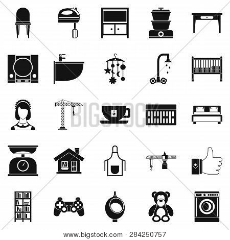 Teahouse Icons Set. Simple Set Of 25 Teahouse Icons For Web Isolated On White Background