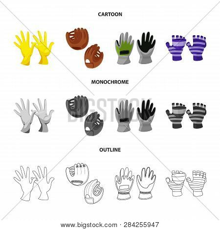 Vector Illustration Of Silhouette And Safety Icon. Set Of Silhouette And Comfort Vector Icon For Sto