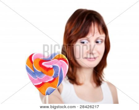 Caramelle a forma di cuore