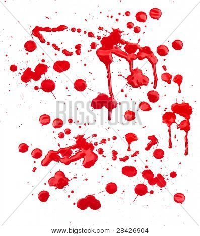 respingos de sangue