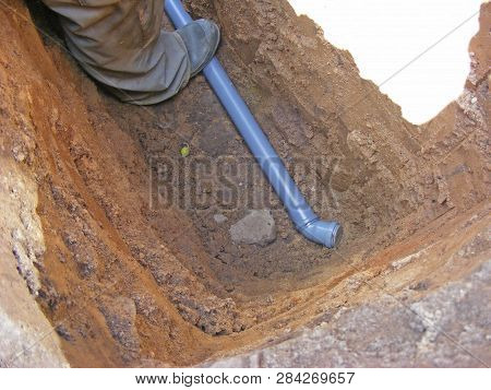 Montage Of A Overflow Drainage Close Up