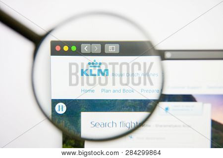 Los Angeles, California, Usa - 14 February 2019: Air France-klm Airline Website Homepage. Air France