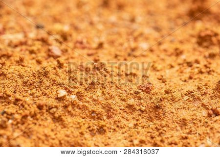 Abstract Red Clay Texture For Background.
