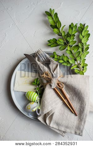 Easter Table Setting