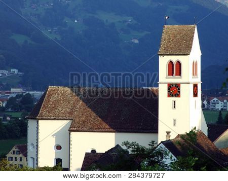 Katholische Kirche St. Oswald Und Cassian, Sargans - Canton Of St. Gallen, Switzerland