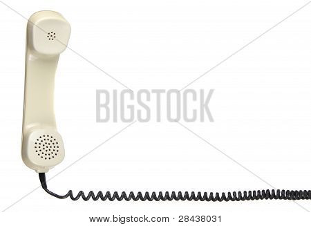 Headset med sort Spiral kabel