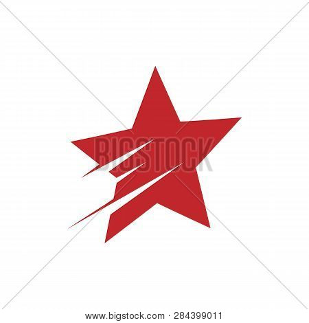 Star Logo. Decorative And Creative Five Pentagonal Stars. Vector Logo Concept Illustration. 
Star An