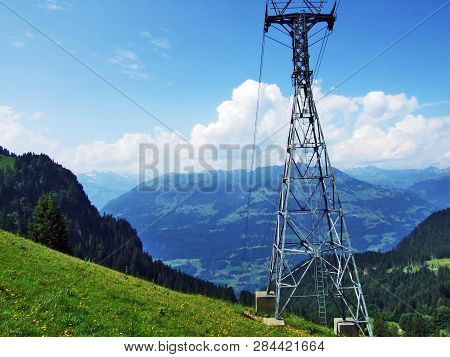 Seilbahn Ragnatsch-palfries Or Gondelbahn Palfries (alp And Cable Car Palfries) - Canton Of St. Gall