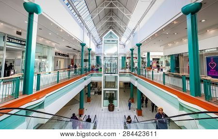 Inside Interior Of Alberton City Mall In Johannesburg
