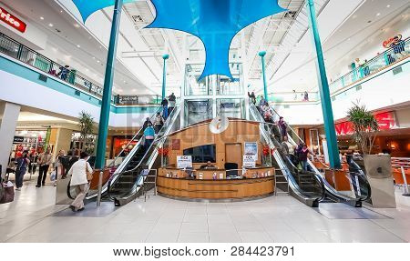 Inside Interior Of Alberton City Mall In Johannesburg