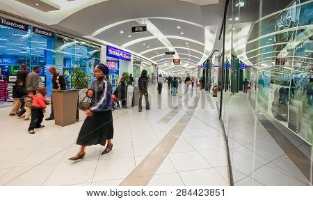 Inside Interior Of Alberton City Mall In Johannesburg