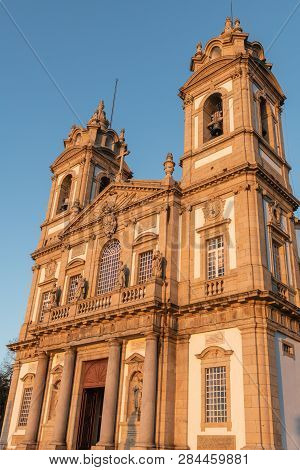 Braga, Portugal - Circa February 2019: Sanctuary Of Bom Jesus Do Monte (also Known As Sanctuary Of B