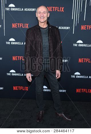 LOS ANGELES - FEB 07:  Colm Feore arrives for the Netflix's 'The Umbrella Academy' Premiere - Season 1 on February 07, 2019 in Westwood, CA                
