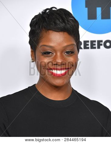 LOS ANGELES - FEB 05:  Afton Williamson arrives for the ABC Winter Press Tour 2019 on February 05, 2019 in Pasadena, CA                