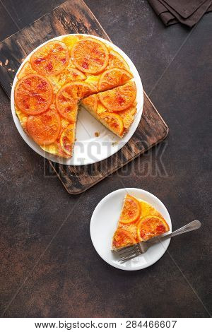 Upside Down Orange Cake